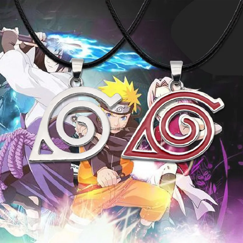 Аниме Наруто Узумаки Косплэй Опора символ Коноха Цепочки и ожерелья брелок Итачи