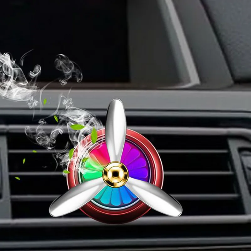 Автомобильная бутылка для освежителя воздуха Авто диффузор светодиодный мини Кондиционер Вентиляционный Выход духи клип свежие Аксессуары для ароматерапии