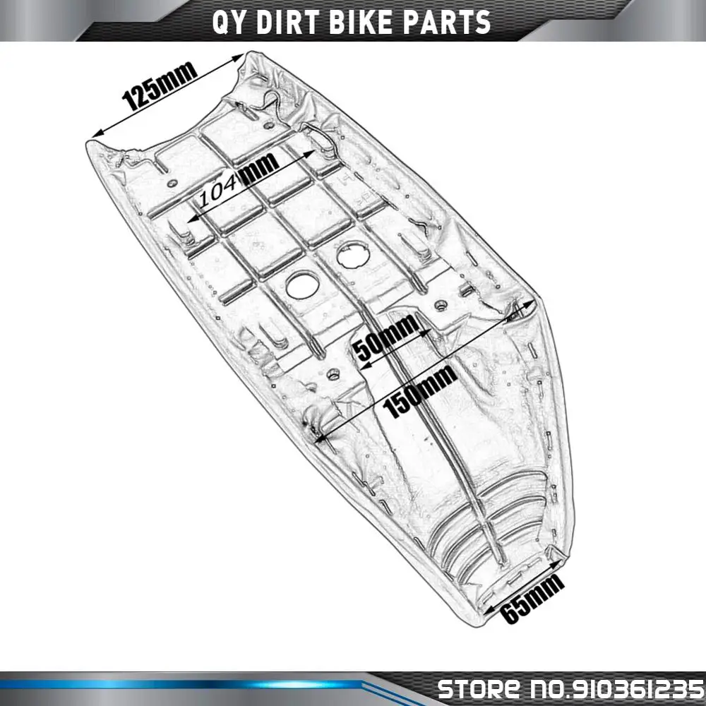 Новый удобный мотоциклетный чехол высокого качества на сиденье тела для YAMAHA PW50 PW