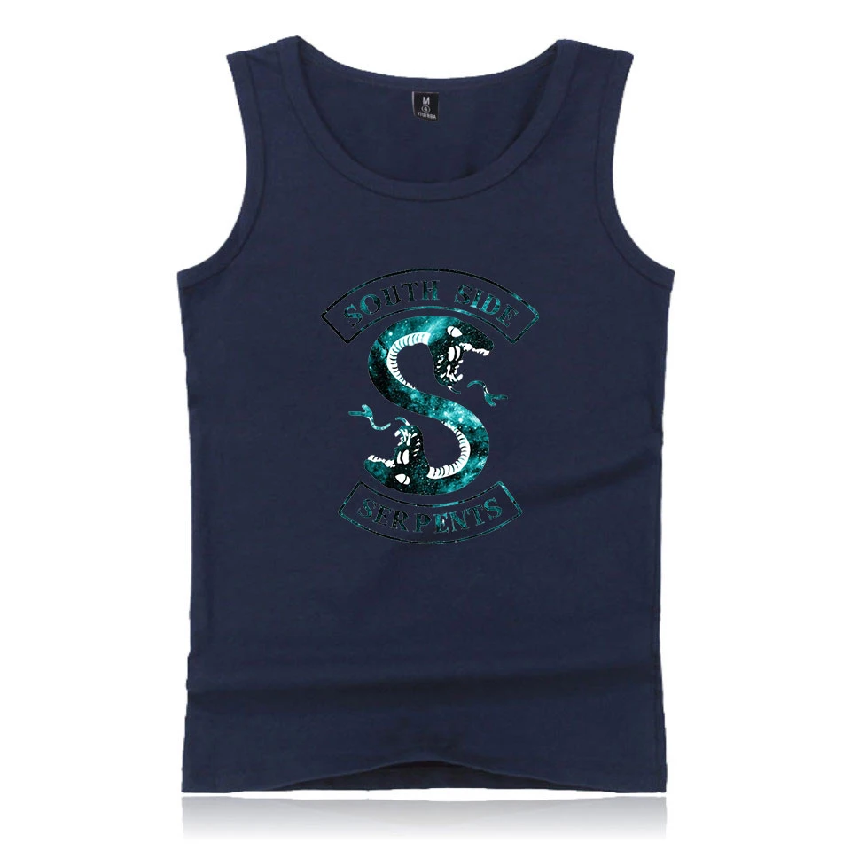 Tank Tops Xia Chaojiao River Valley Town Base Sports Shirt vest Slim Lin Bend Youth Casual Men Loose Sleeveless | Мужская одежда