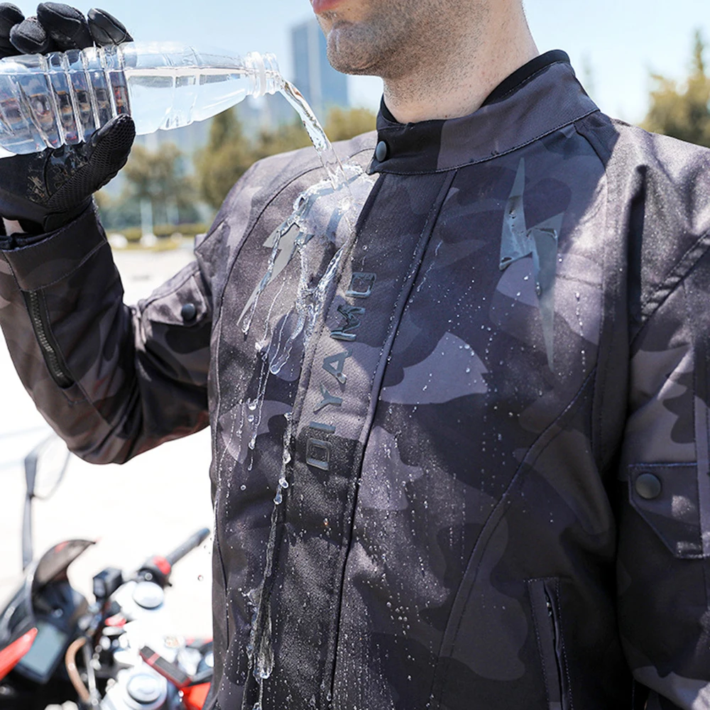 DIYAMO Motorcycle Jacket Men Cold-proof Waterproof Motor Jacket Camouflage Motorbiker Motocross Racing Riding Jacket Protection enlarge