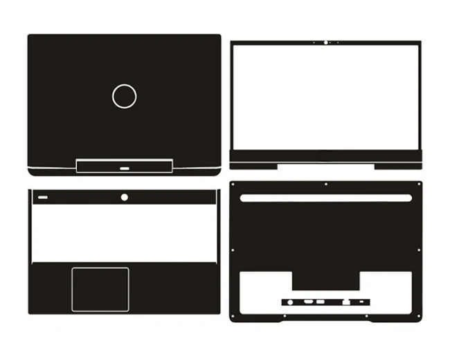 KH из углеродного волокна кожаная наклейка для ноутбука защитный чехол Dell Inspiron G5