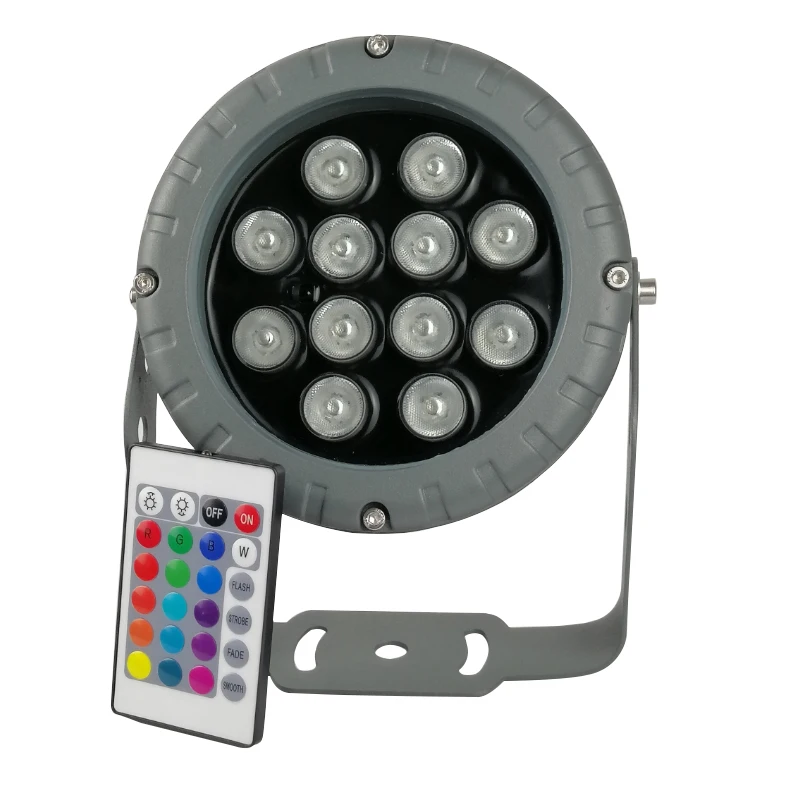 Новый светодиодный RGB прожектор с памятью 12 Вт 110 В 240 переменного тока светильник