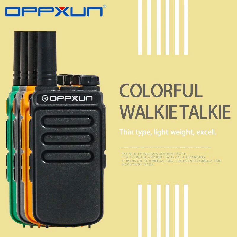 

OPPXUN OPX-228 Walkie Talkie 2800mAh Portable Ham Radio Station 8km Long Distance 8W UHF Dmr Headset for Transceiver Two Way Car