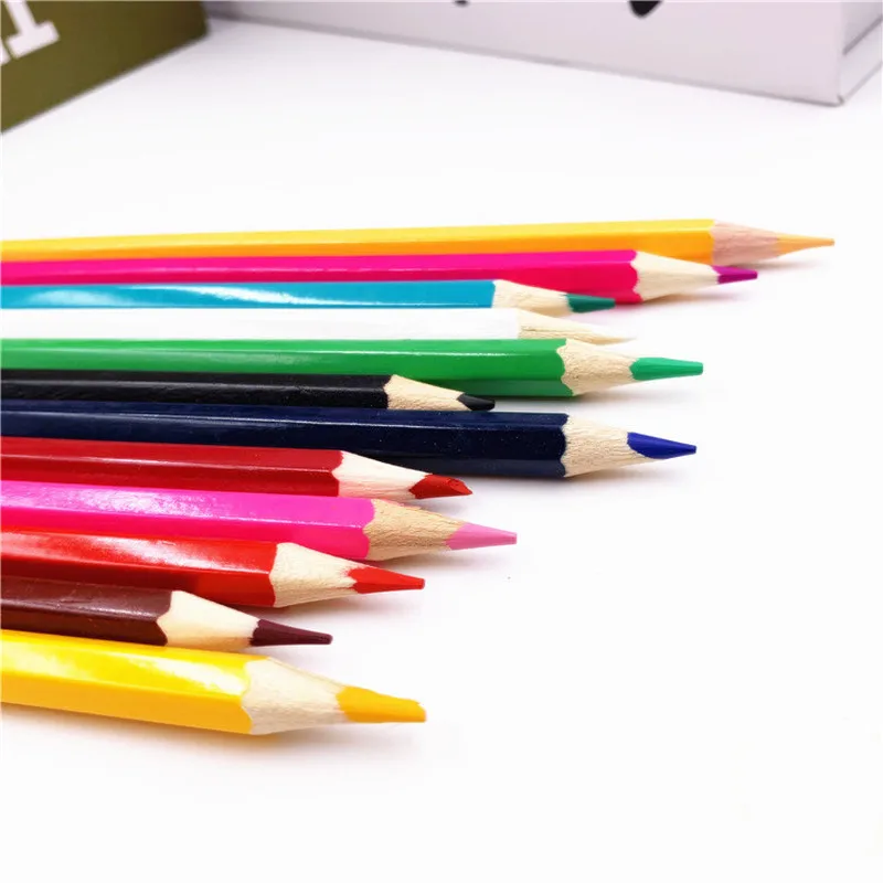 12 шт. Милая ручка для рисования пастельных красок карандаш деревянная граффити
