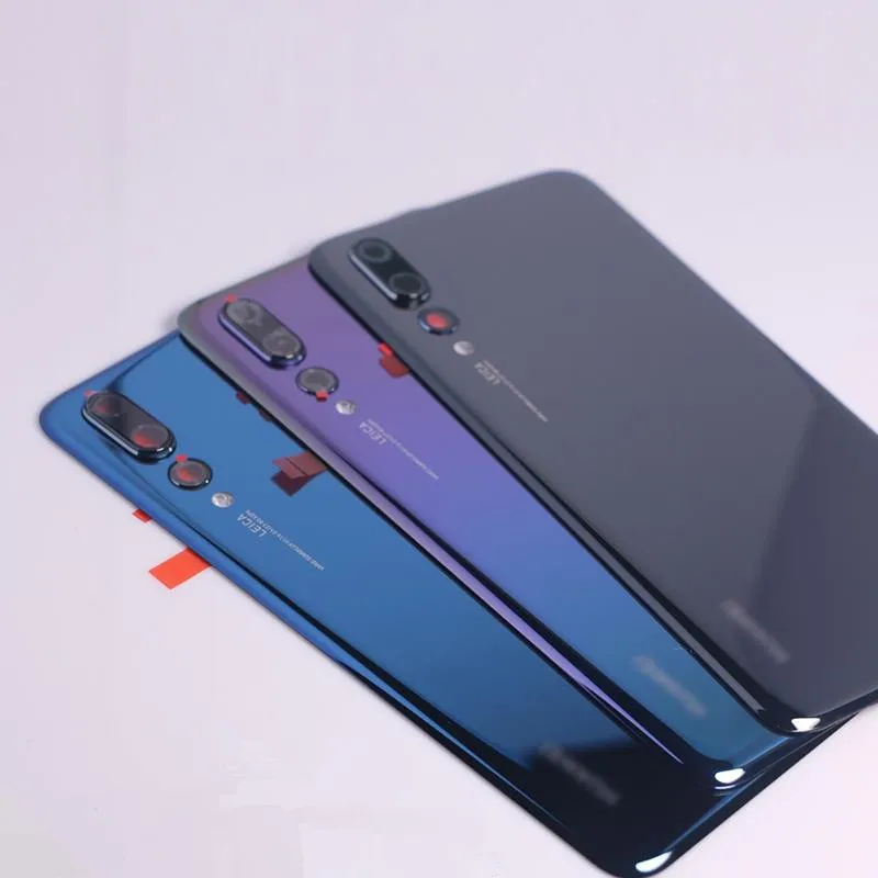 Оригинальный P20Pro корпус для huawei P20 Pro стеклянная задняя крышка батарейного отсека