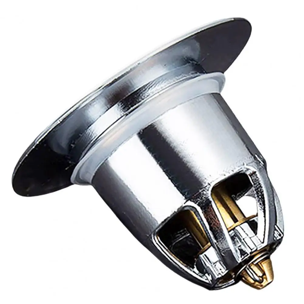 

1PC 6.2cm Bath Stopper Anti-Clogging Metal Basin 2 in 1 Bathtub Stopper and Filter Bounce Drain Filter Bathroom Products