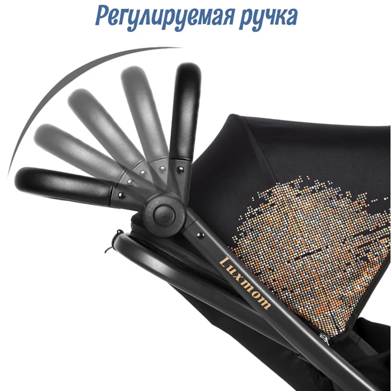 LUXMOM Детская коляска 2 в 1 3в1 Новый 2020 Легкая складная детская ускоренная доставка