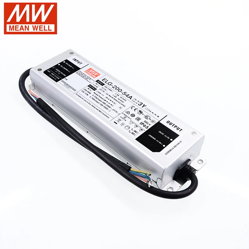 Умный регулируемый светодиодный источник питания Meanwell 200 Вт 110 А 54 в 220 В/200 В