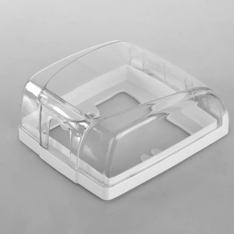 Plastic Switch Waterproof Cover Box Wall Light Socket Doorbell Flip Bathroom Kitchen Dustproof Protective Covers | Дом и сад