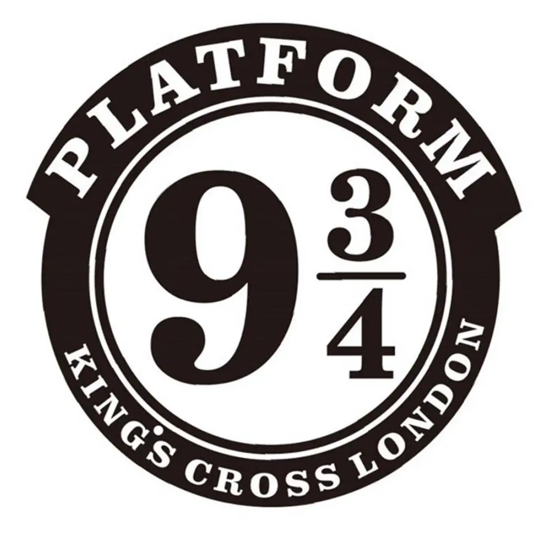 Настенный декор наклейка фон стены 9 и 3/4 платформа стиль стикер s Настенная