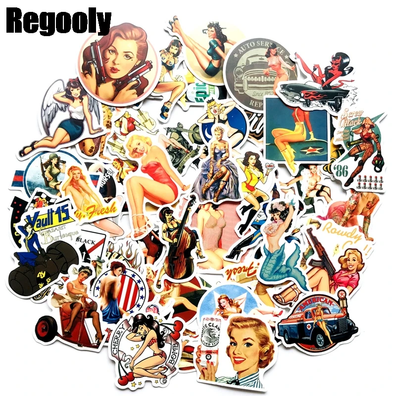 49 шт. водонепроницаемые наклейки для скейтборда гитары чемодана | Украшения и