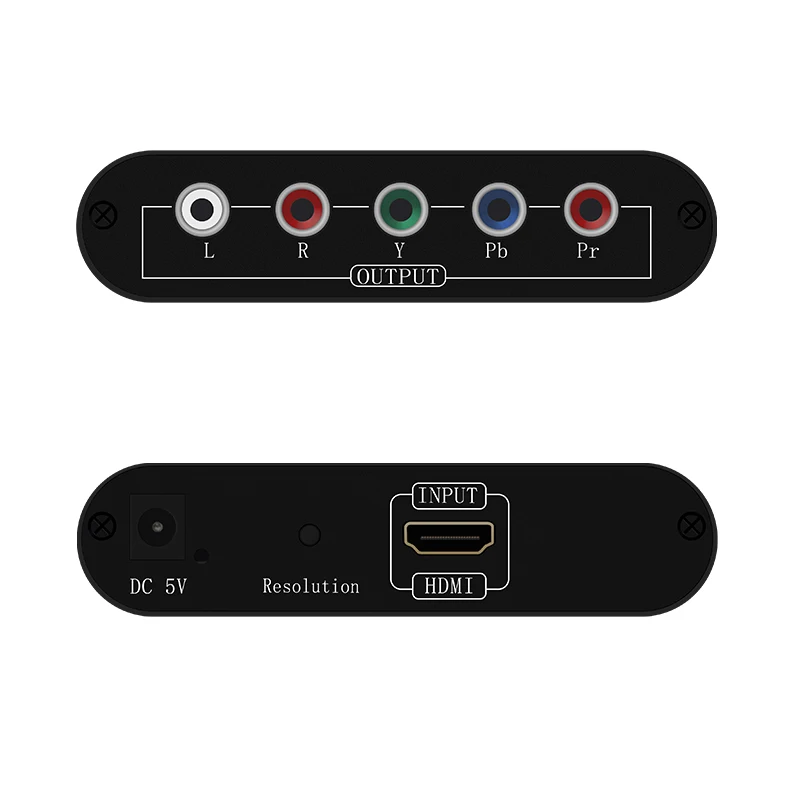 1080P HDMI to component Ypbpr RGB converter adapter HDMI to Ypbpr out adapter converter for TV PS4  with power adapter