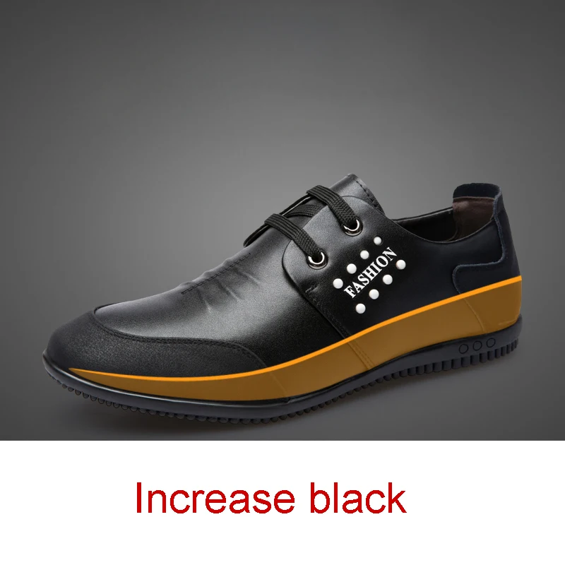 Misalwa Elevator 5CM Men Shoes Summer Casual Leather Loafers Flat / Height Increase Hollow White Sneakers Adult Moccasins | Обувь