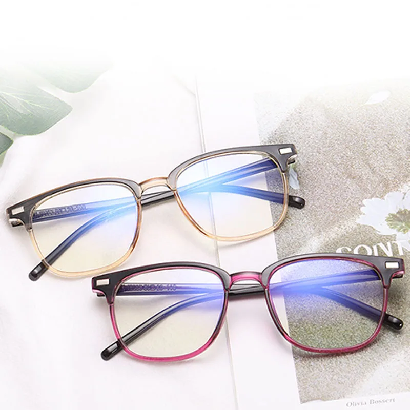 Очки компьютерные женские винтажные с защитой от сисветильник в стиле ретро M009 |