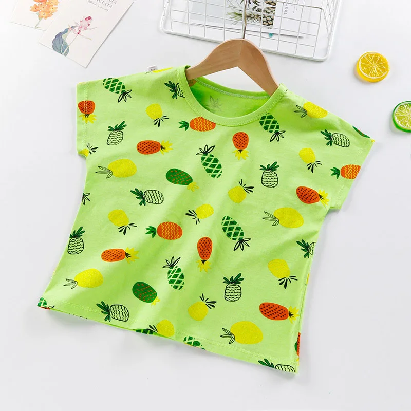 VFOCHI/футболки для мальчиков и девочек детская одежда с мультяшным принтом