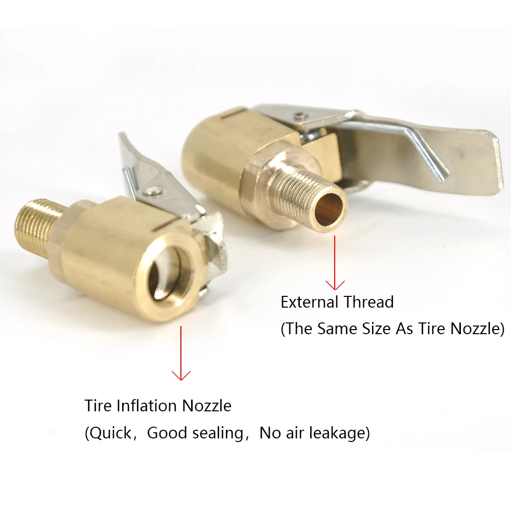 Латунный патрон насоса для автомобиля грузовика колесных шин 8 мм зажим