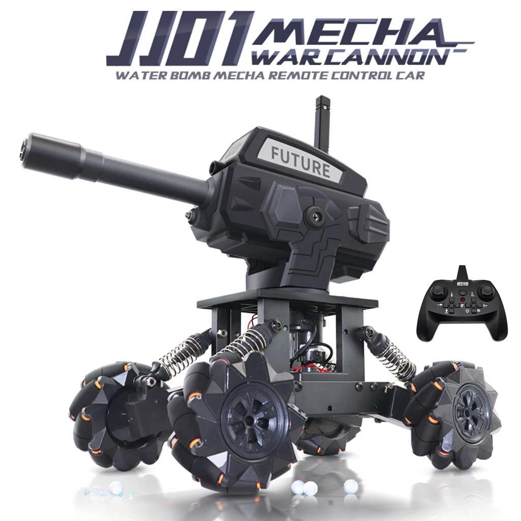 

New Alloy Assembly Programming Rechargeable Wireless Remote Control Tank Electric Water Bomb Car Children Boy Off-Road Model Toy