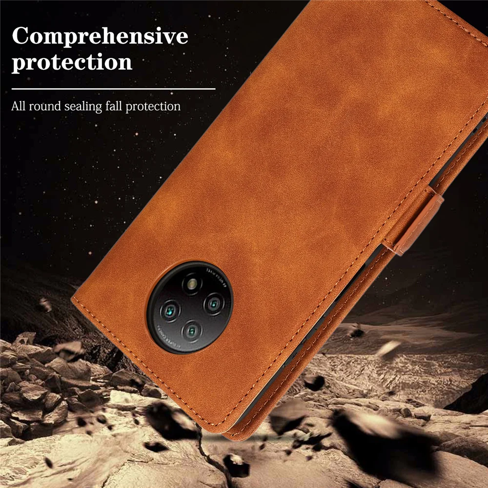 leather flip case for xiaomi poco x3 nfc m3 m4 redmi 9 9a 9c 9t 9power note 11 10 9 s 8 8t pro max card slot wallet phone cover free global shipping