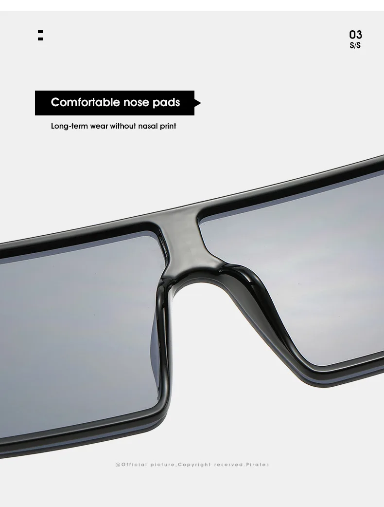 Square Oversized Sunglasses Women Flat Top Gafas Shades For Women Sun glasses okulary New Luxury Sunglasses UV400