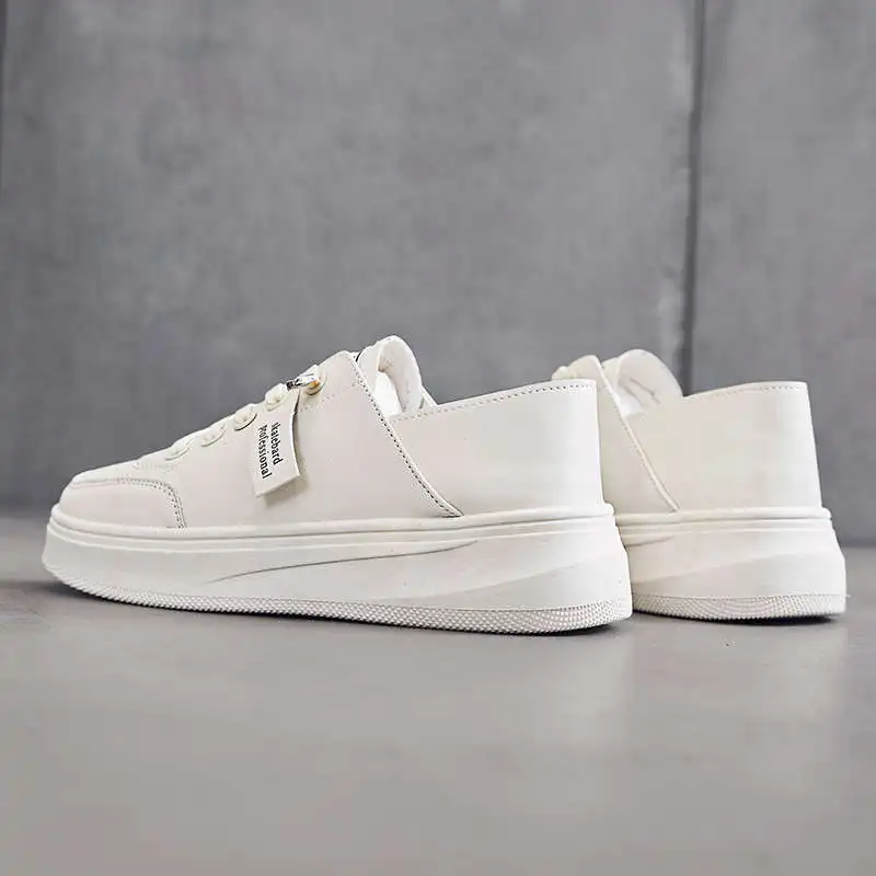 

Women's Original Running Shoes High White Sports Shoes Rubber Sneakers Without Laces Women's Sport Shoes On The Platform Tennis