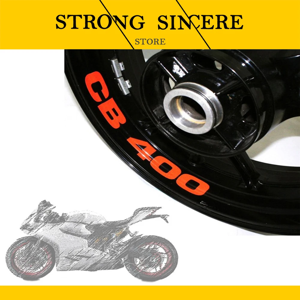 8 X индивидуальные наклейки с внутренним ободом светоотражающие для колес полосы