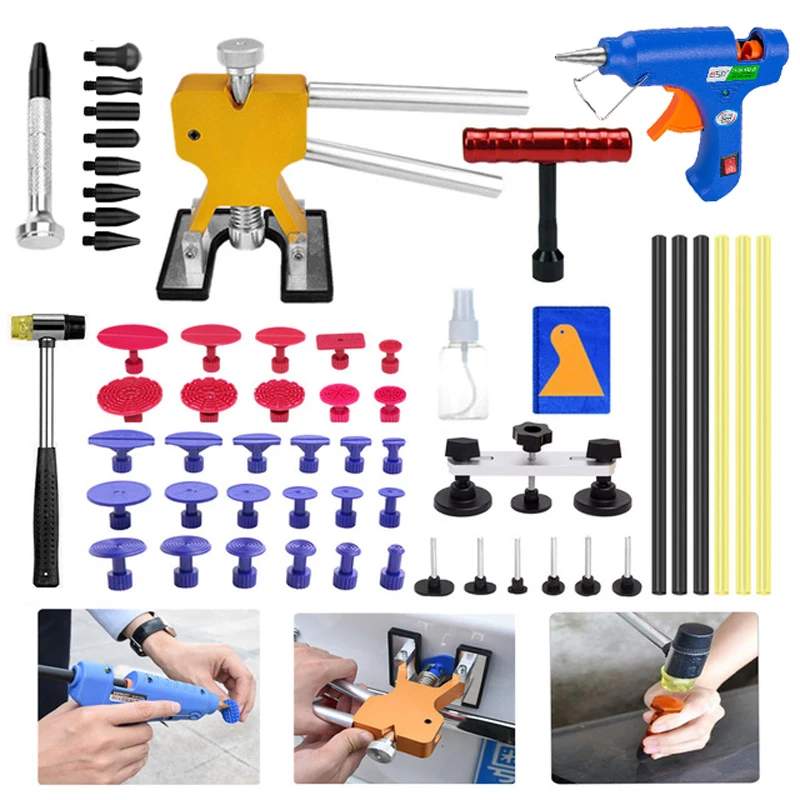 Набор инструментов для ремонта вмятин кузова автомобиля безболезненное