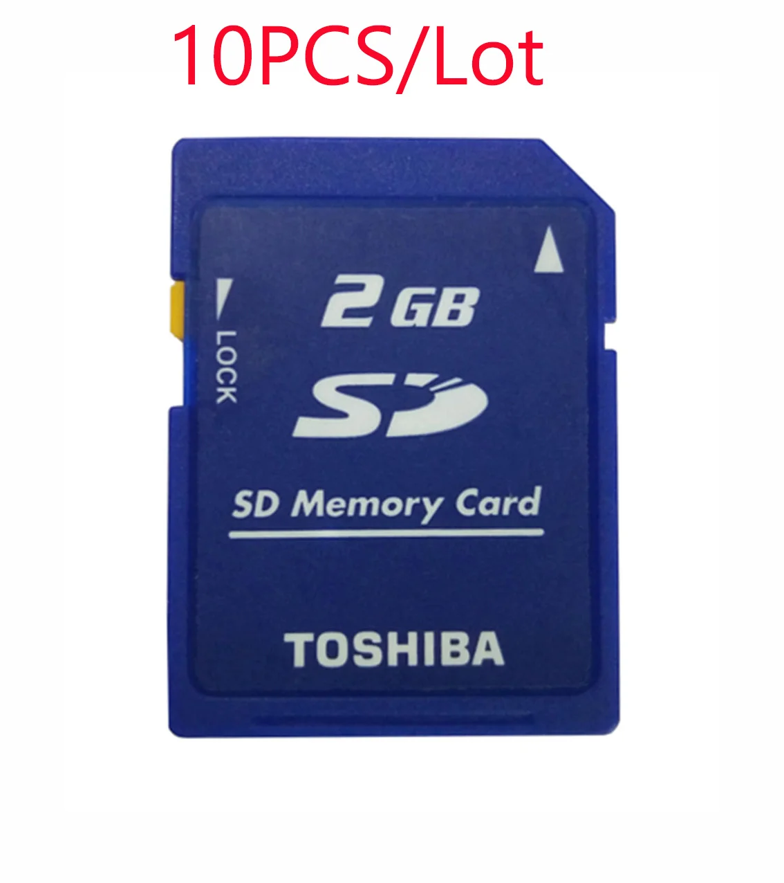 10 Stks/partij 2Gb Class2 SD-M02G Sd-kaart Standaard Veilige Sd Geheugenkaart Voor Digitale Camera 'S En Camcorders Lock Memoria sd