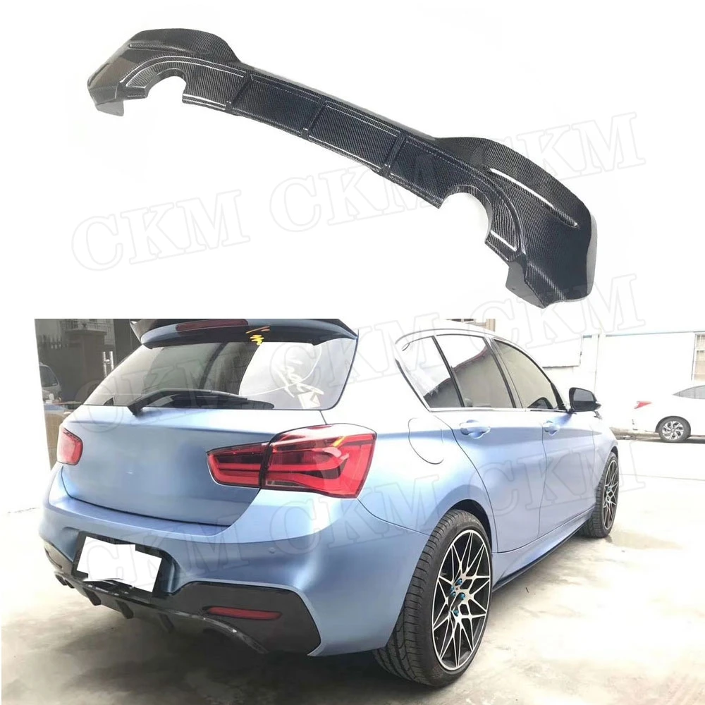 Задний диффузор для губ из углеродного волокна BMW 1 серии F20 M135i M140i M Sport 2016 2018 FRP