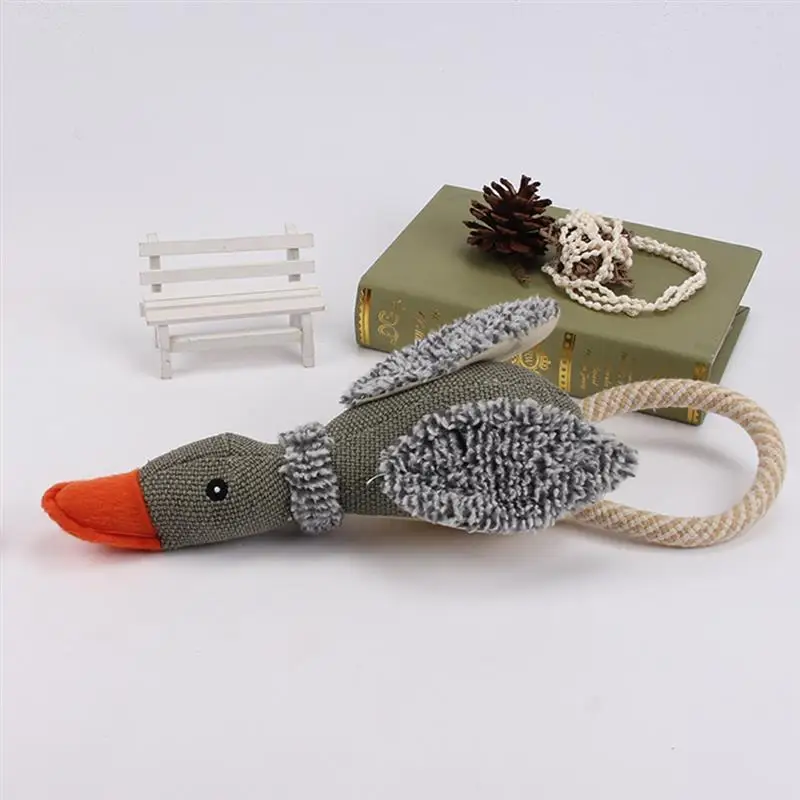 

Pet Toy Bite-resistant Duck Cotton Rope Dog Chew Toy Dog Sound Toy Pet Bite Toy