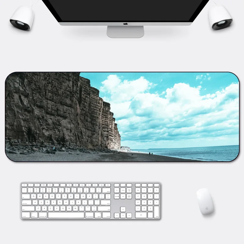 800 * 300 2mm Large Scenery Mouse Pad Cute Anime Gaming Computer Keyboard Mat Gamer Kawaii Desk Education & Office Supplies | Канцтовары