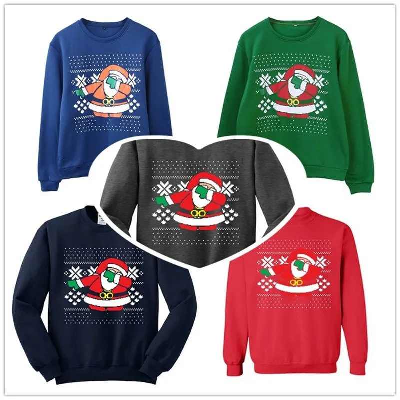 Свитер Санты унисекс для мужчин и женщин Мужская Одинаковая одежда свитер с