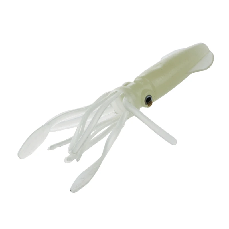 1 большой 4 3 '➲ Рыбалка Осьминог светящаяся наживка-кальмар крючок для