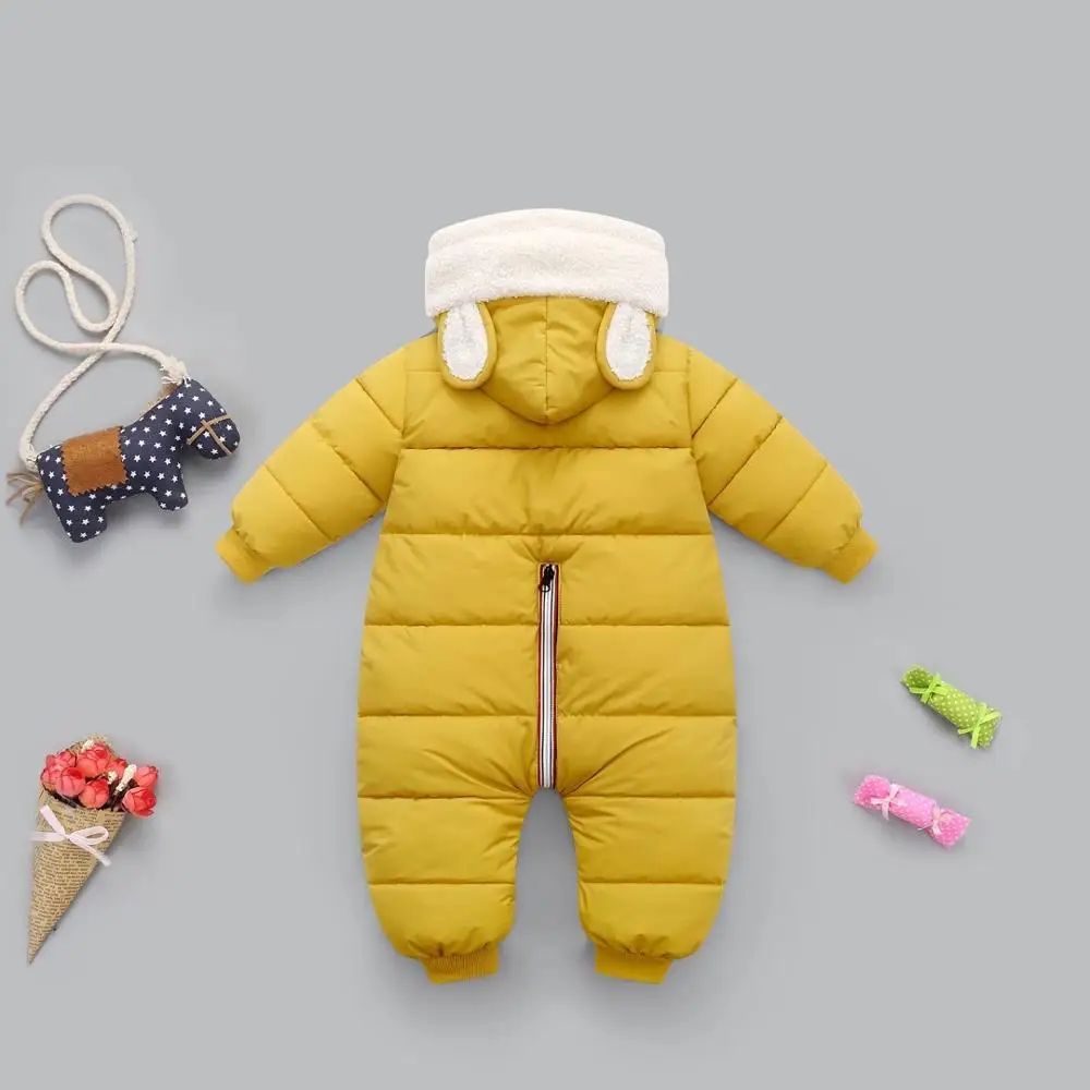 

Children Winter Overalls For Baby Snowsuit Infant Boys Girls Romper For Baby Warm Jumpsuit Newborn Clothes Christmas Costume