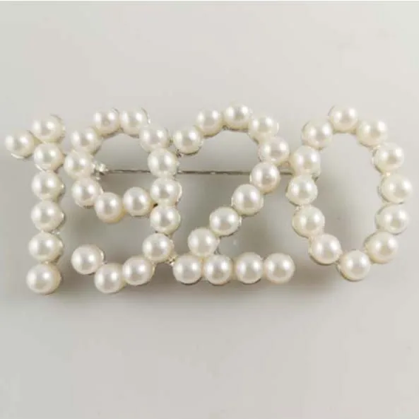 3 дюйма размер зет PHI BETA жемчуг нагрудный знак брошь ювелирные изделия | Украшения