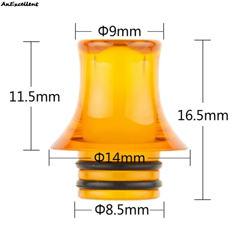 Супер гладкий PEI MTL 510 капельный наконечник роскошный мундштук для вейпа RTA RDA TFV8 Baby