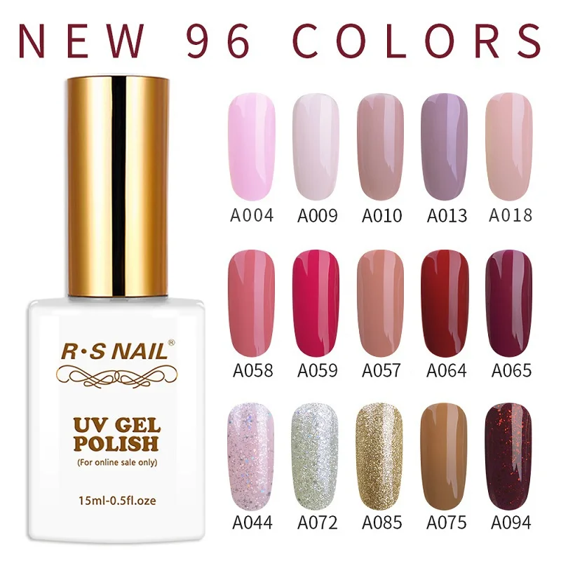 RS маникюрный набор 96 цветов светодиодный лак для ногтей гель лаков с Hybrydowe
