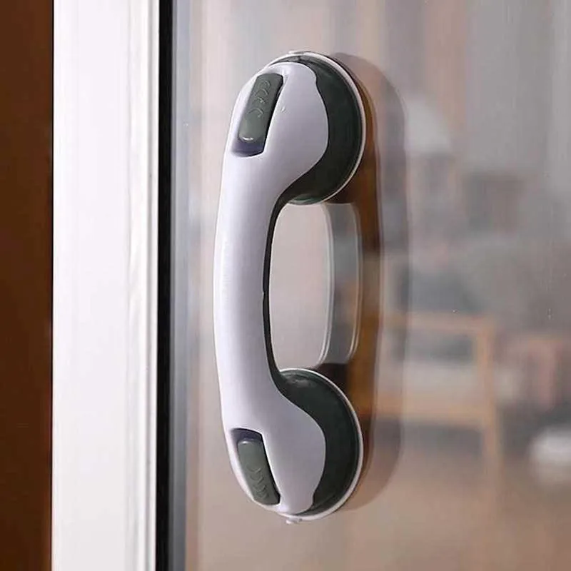 Barrier Free Handrail Safety Non-slip Bath Shower toilet Grab rail Bars for Elderly disable helper Glass Door Suction Cup Handle |