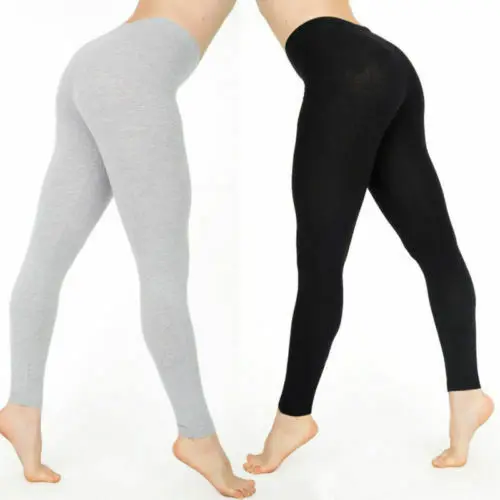 New Womens Casual Ankle-length Leggings Elastic Waist Cotton Female Women Clothing Plus Size 2XL | Женская одежда