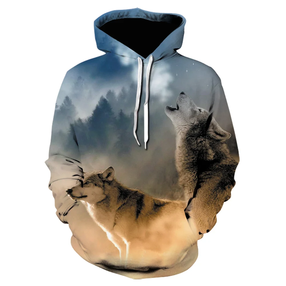 

2021 new hooded fashion animation pullover loose long sleeves fall men's hoodie