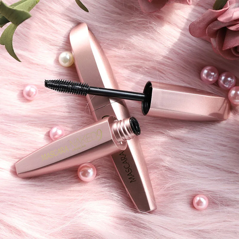 Силиконовая тушь для ресниц черная Удлиняющая густая наращивания Водостойкая