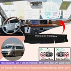 Противоскользящая накладка на приборную панель для Противотуманные фары для Toyota HiAce Commuter RegiusAce Mazda Bongo 2004  19, защитная накладка, автомобильные аксессуары коврик от солнца