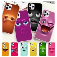 3d funny face transparent mobile phone case cover for samsung galaxy a51 a71 s20 s10e s8 s7 s9 s10 plus