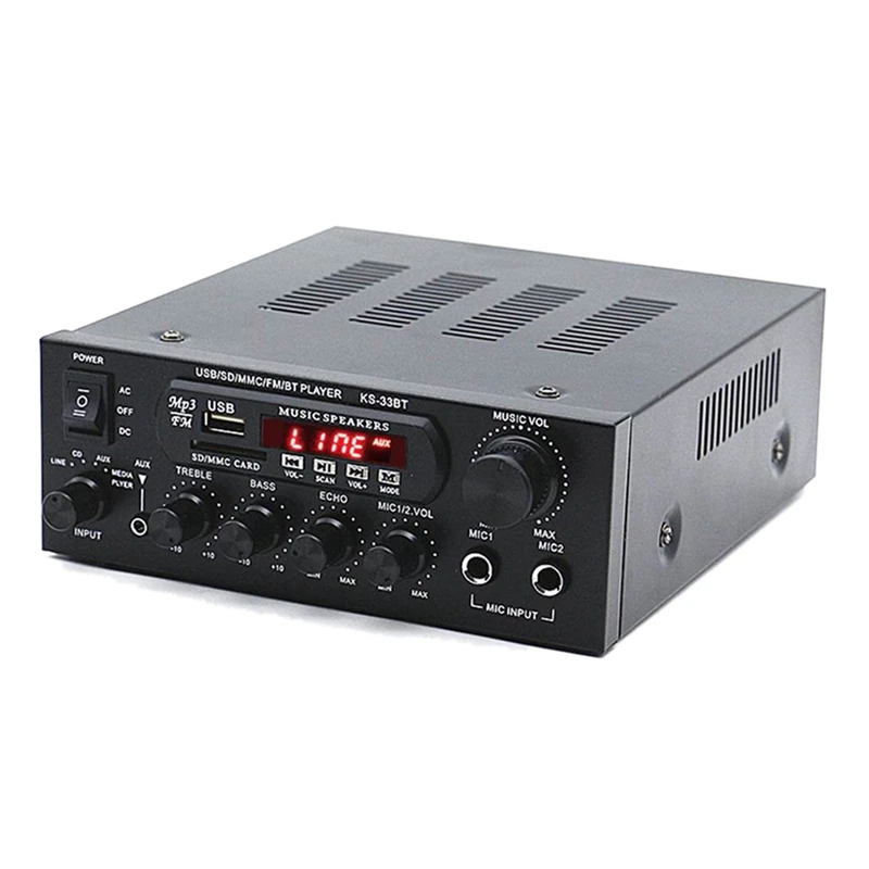 

1000W 800W 220V Bluetooth Audio Power Amplifier Home Theater Amplifiers Amplificador Audio with Remote Control EU Plug