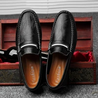 2019new summer fashion trend casual men shoes leather peas shoes men light business loafers male british wind oxford shoes