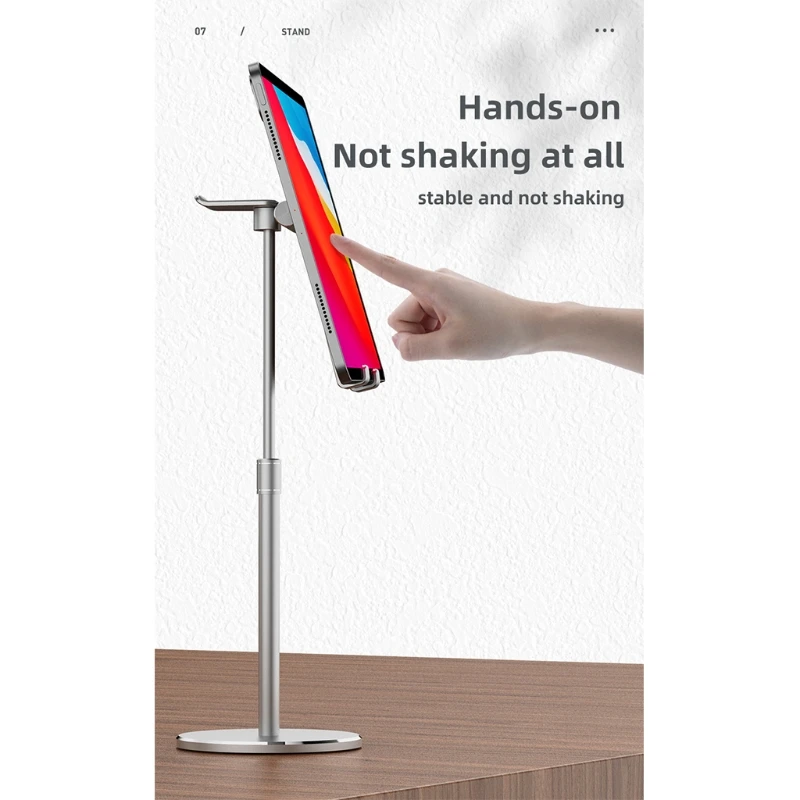 

Металлическая подъемная настольная подставка для телефона складной держатель для планшета регулируемый кронштейн K92F