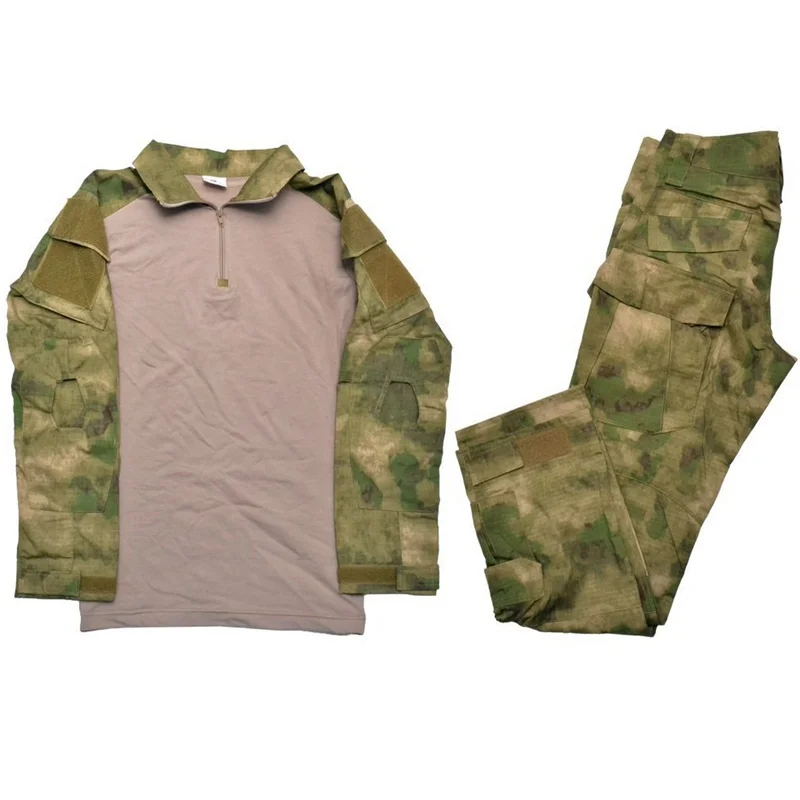 FG Color Tactical CQC Gen2 Airsoft Military Army Combat BDU Uniform Shirt With Pants Set Camouflage Outdoor Paintball Hunting | Спорт и