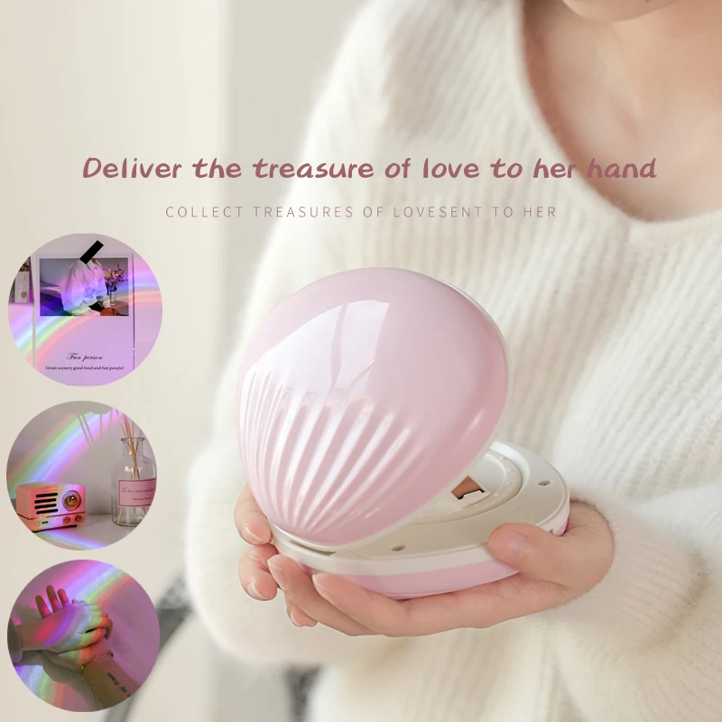 Светодиодный корпус красочный проекционный умный RGB светильник Новинка Радужный