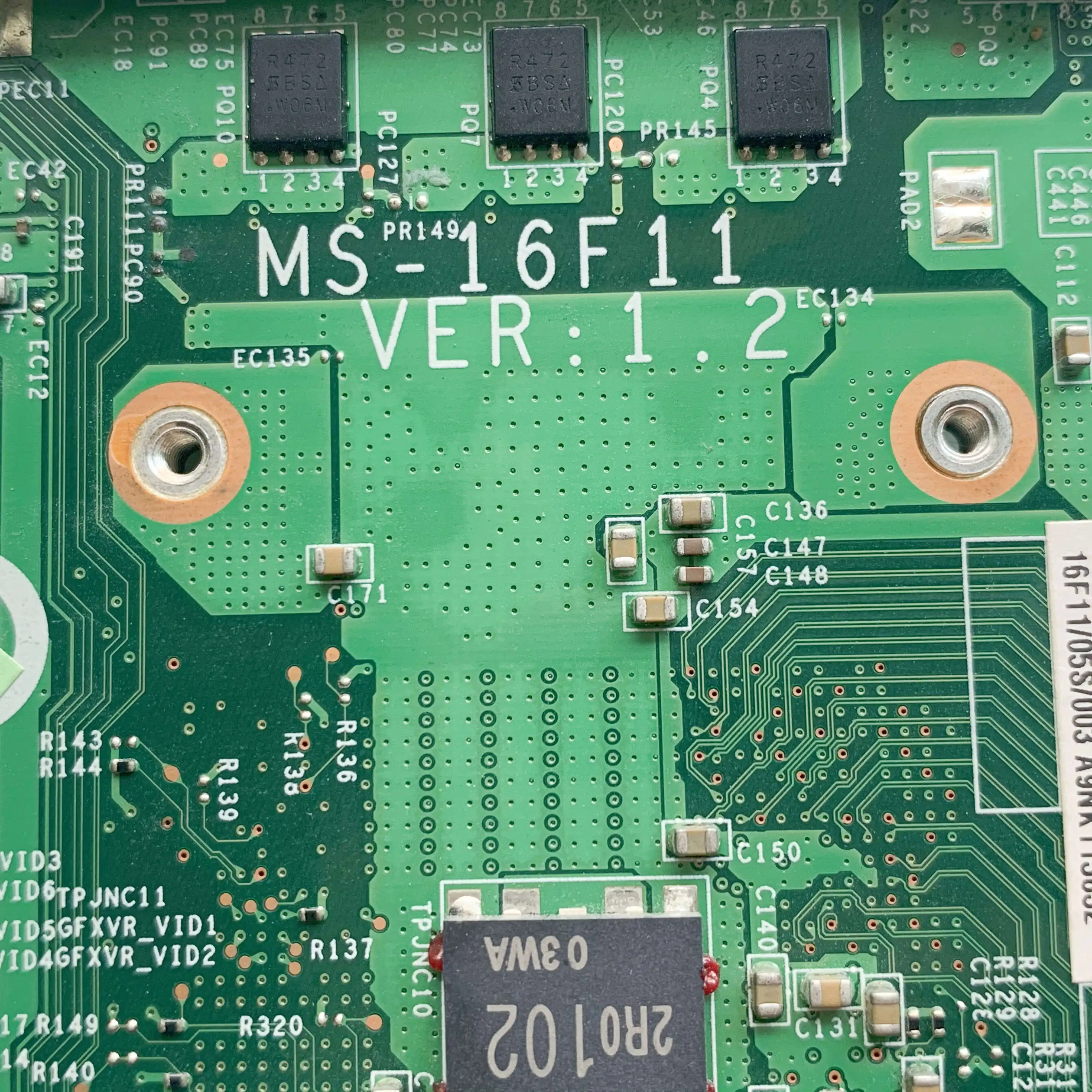 GD Original For MSI GX660R GX660 GT660 GT663 Laptop Motherboard MS-16F11 VER:1.2 HM55 DDR3 Full Tested Fast Shipping | Компьютеры и
