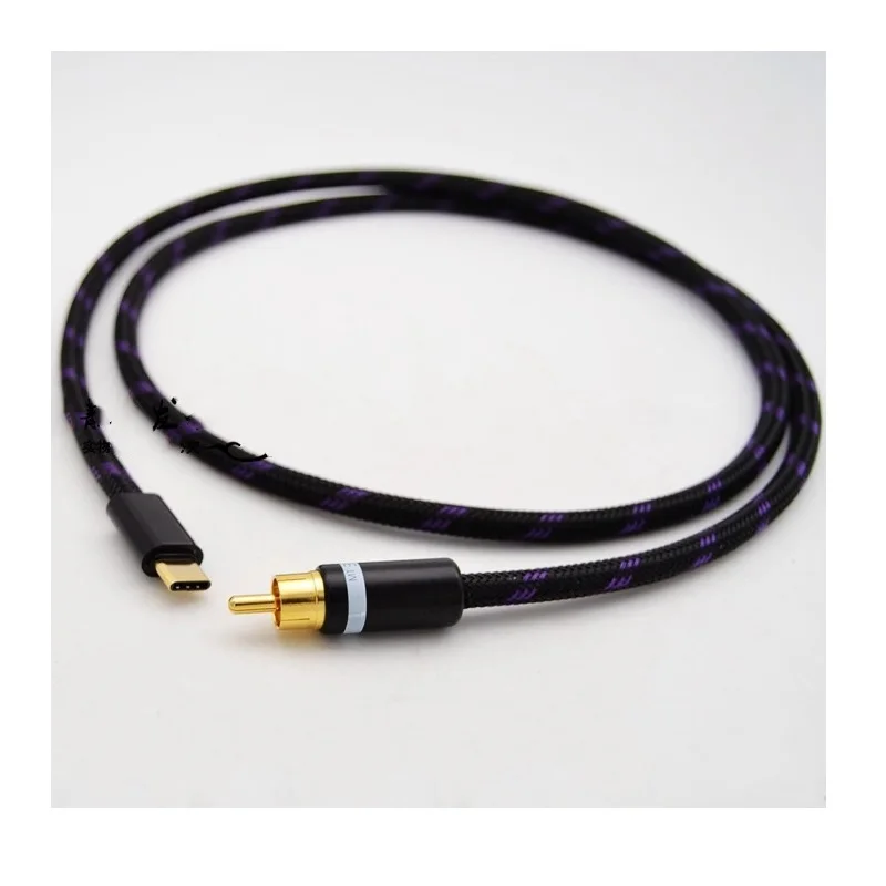 Коаксиальный аудиокабель Type C к RCA для Cayin i5 N3 N5ii N52 N5IIS n8 n5mk2 N5 2 го поколения HiBy R3 R5